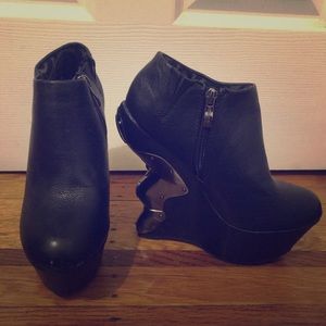 Platform booties